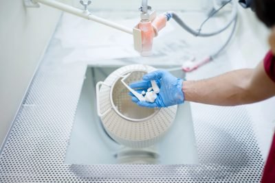 Post processing for SLS printed parts